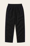 Pantaloni Negri din In