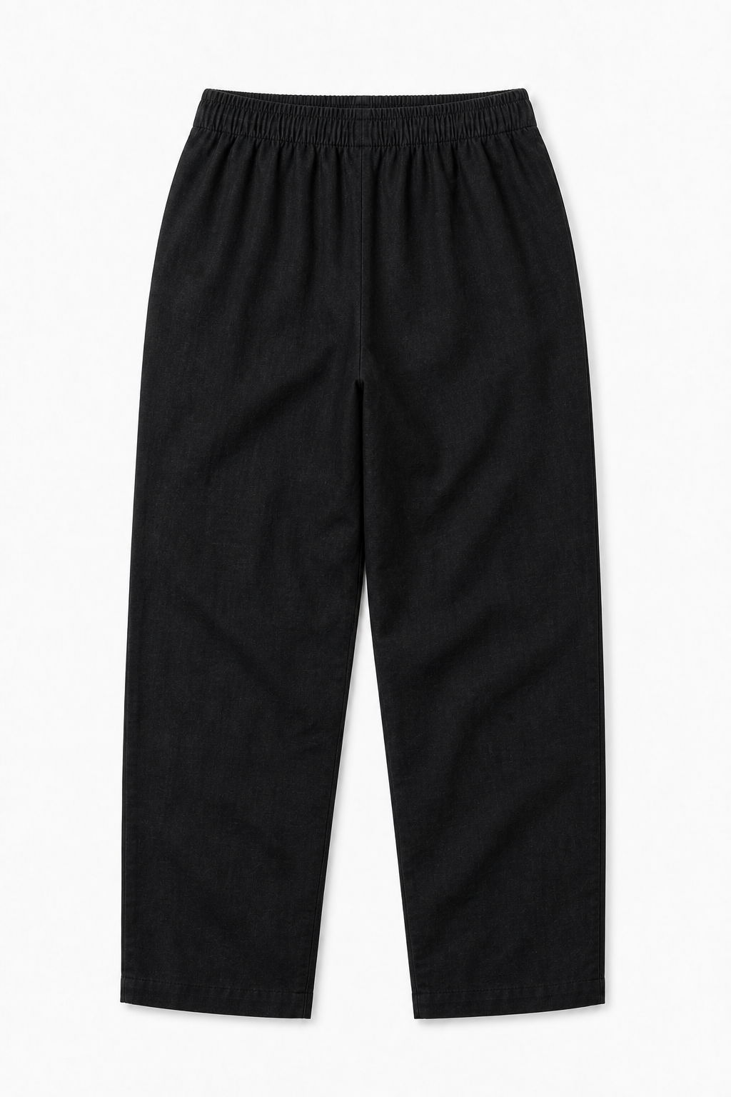 Pantaloni Negri din In